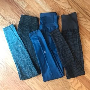 Set of 3 workout leggings, XS and S (fits XS).